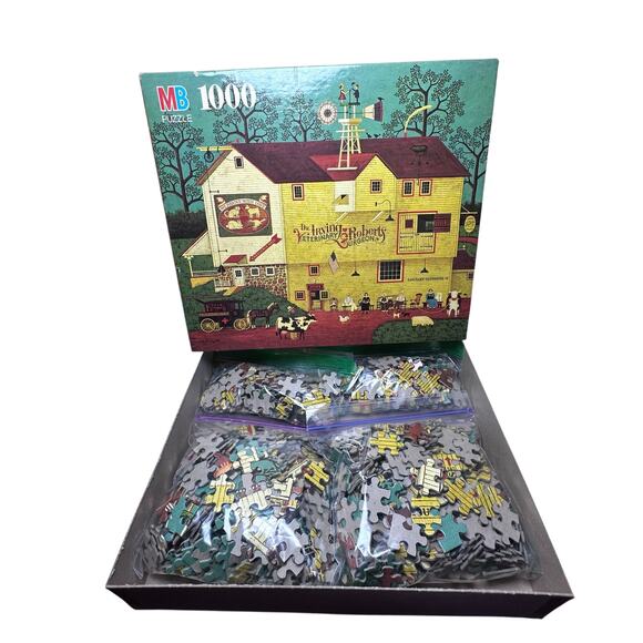 Vintage 1992 charles wysocki “veterinary” 1000-piece jigsaw puzzle - Picture 2 of 7